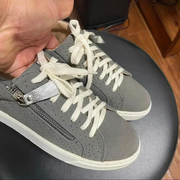 steve madden sabrina grey sneakers size 8 - Picture 5 of 10